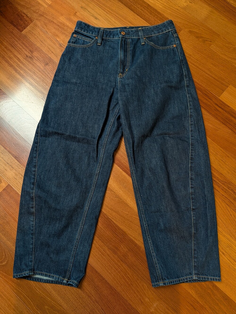 Gap Curvy Barrel High Rise Jeans Sz 30/10
